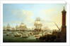 Arrival of their Sicilian majesties at Naples, 12 October 1785 by Dominic Serres the Elder