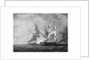 HMS 'Scourge' capturing the 'Sansculotte', 13 March 1793 by Thomas Yates