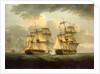 Action between HMS 'Venus' and the 'Semillante', 27 May 1793 by Thomas Elliott