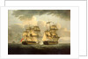 Action between HMS 'Venus' and the 'Semillante', 27 May 1793 by Thomas Elliott