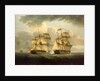 Action between HMS 'Venus' and the 'Semillante', 27 May 1793 by Thomas Elliott