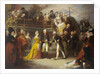 Visit of George III to Howe's Flagship, the 'Queen Charlotte', 26 June 1794 by Henry Perronet Briggs