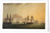 The East Indiaman 'General Goddard' capturing Dutch East Indiamen, June 1795 by Thomas Luny