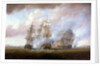 The capture of the 'Resistance' and 'Constance' by HMS 'San Fiorenzo' and 'Nymphe', 9 March 1797 by Nicholas Pocock