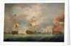 The Battle of Camperdown, 11 October 1797 by Thomas Whitcombe