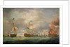 The Battle of Camperdown, 11 October 1797 by Thomas Whitcombe