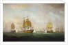 Admiral Sir Robert Calder's action off Cape Finisterre, 23 July 1805 by William Anderson