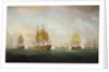 Admiral Sir Robert Calder's action off Cape Finisterre, 23 July 1805 by William Anderson
