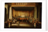 Trial of four British seamen at Canton, 1 October 1807: scene inside the Court by Chinese School