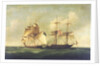 HMS 'Sappho' capturing the Danish brig 'Admiral Jawl', 2 March, 1808: surrender of the brig by Francis Sartorius