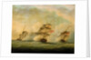 HMS 'Lynx' and 'Monkey' capturing three Danish luggers, 12 August 1809 by British School