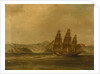 HMS 'Mercury' takes 'La Pugliese' in Barletta, 7 September 1809 by William John Huggins