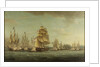 HMS 'Spartan' and French frigates: beginning of the action, 3 May 1810 by Thomas Whitcombe