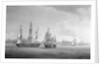 The 'Spartan's' engagement with a Neapolitan squadron, 3 May 1810: end of the action by Thomas Whitcombe