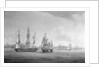 The 'Spartan's' engagement with a Neapolitan squadron, 3 May 1810: end of the action by Thomas Whitcombe