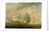 Escape of HMS 'Belvidera', 23 June 1812 by William John Huggins