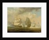 Escape of HMS 'Belvidera', 23 June 1812 by William John Huggins