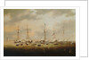 British and American gunboats in action on Lake Borgne, 14 December 1814 by Thomas Lyde Hornbrook