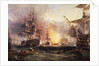 The bombardment of Algiers, 27 August 1816 by George Chambers the Elder