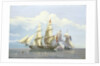 The capture of the Slaver 'Formidable' by HMS 'Buzzard', 17 December 1834 by William John Huggins