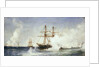 HMS 'Condor' at the bombardment of Alexandria, 11 July 1882 by William Lionel Wyllie