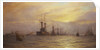 Arrival of the fleet for the coronation review by Alma Claude Burlton Cull