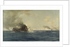 Sinking of the 'Scharnhorst' at the Battle of the Falkland Islands, 8 December 1914 by Thomas Jacques Somerscales