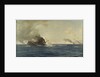 Sinking of the 'Scharnhorst' at the Battle of the Falkland Islands, 8 December 1914 by Thomas Jacques Somerscales