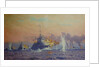 Bombardment of Genoa, 9 February 1941 by Norman Wilkinson