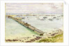 Mulberry harbour, Arromanches: Normandy landing, June 1944 by Stephen Bone
