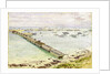 Mulberry harbour, Arromanches: Normandy landing, June 1944 by Stephen Bone