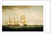 HMS 'Pearl' and the 'Santa Monica', 14 September 1779 by Thomas Whitcombe