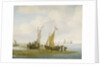 Mussel fishing by Julius Porcellis