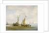 Mussel fishing by Julius Porcellis