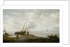 Mussel fishing by Jan Porcellis