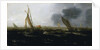 Dutch vessels in a strong breeze by Jan Porcellis