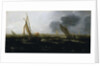 Dutch vessels in a strong breeze by Jan Porcellis