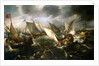 Dutch yachts racing by Andries van Eertvelt