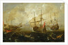 Action between English and Spanish ships by Andries van Eertvelt