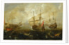 Action between English and Spanish ships by Andries van Eertvelt