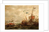 Spanish engagement with Barbary pirates by Andries van Eertvelt