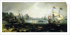 Dutch ships loading timber in a Northern Port by Andries van Eertvelt