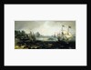 Dutch ships loading timber in a Northern Port by Andries van Eertvelt