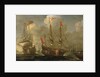 Spanish ships at anchor by Sebastian Castro