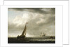 A squally day in a Dutch estuary by Simon de Vlieger