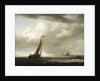 A squally day in a Dutch estuary by Simon de Vlieger