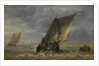 Fishing boats in a fresh breeze by Abraham Hendricksz van Beyeren