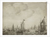 A kaag and a galjoot leaving the Vlie, 9 June 1645 by Willem van de Velde the Elder