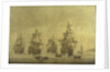 The 'Eendracht' with the 'Zeven Provincien' and other Dutch men-of-war by Cornelis Pietersz Mooy