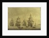 The 'Eendracht' with the 'Zeven Provincien' and other Dutch men-of-war by Cornelis Pietersz Mooy